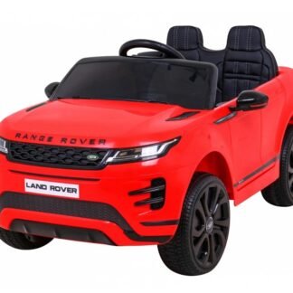 Evoque 12v para niños de hasta 5 años, RC, rojo, ruedas goma, asiento cuero  INDA512-RA-RRE99